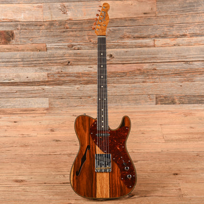 Fender Custom Shop Artisan Cocobolo Telecaster Thinline NOS Amber Shellac 2020 Electric Guitars / Semi-Hollow