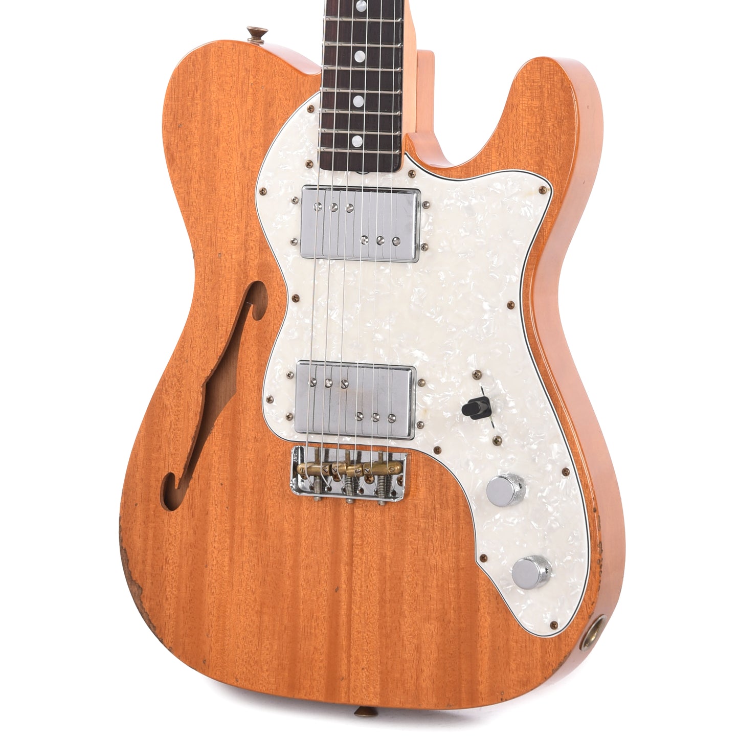 Fender Custom Shop Limited Edition 1964 "Bobbed" Telecaster Thinline Relic Aged Natural Electric Guitars / Semi-Hollow
