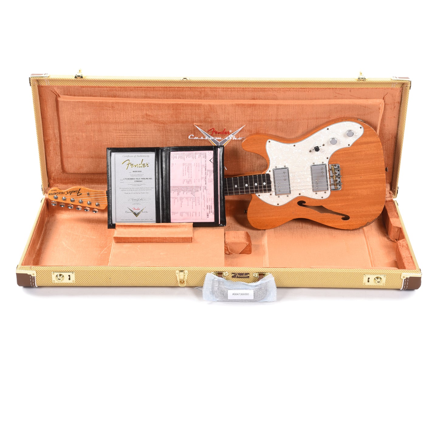 Fender Custom Shop Limited Edition 1964 "Bobbed" Telecaster Thinline Relic Aged Natural Electric Guitars / Semi-Hollow