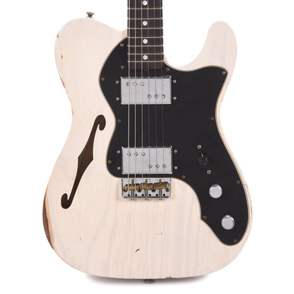 Fender Custom Shop Limited Edition 1964 "Bobbed" Telecaster Thinline Relic Aged White Blonde Electric Guitars / Semi-Hollow