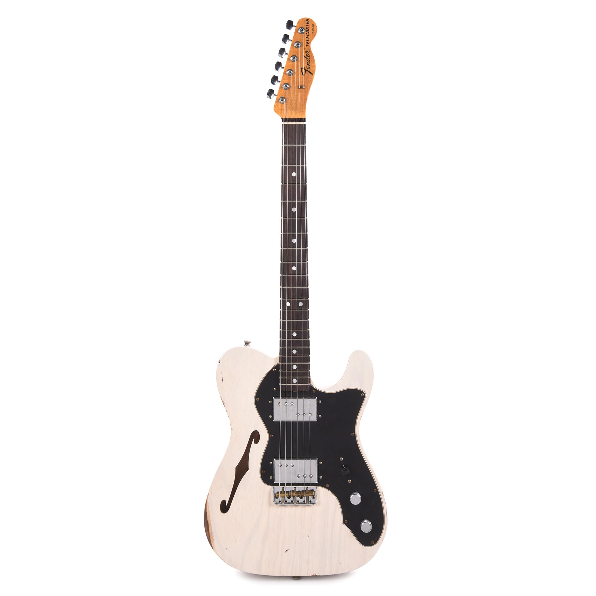 Fender Custom Shop Limited Edition 1964 "Bobbed" Telecaster Thinline Relic Aged White Blonde Electric Guitars / Semi-Hollow