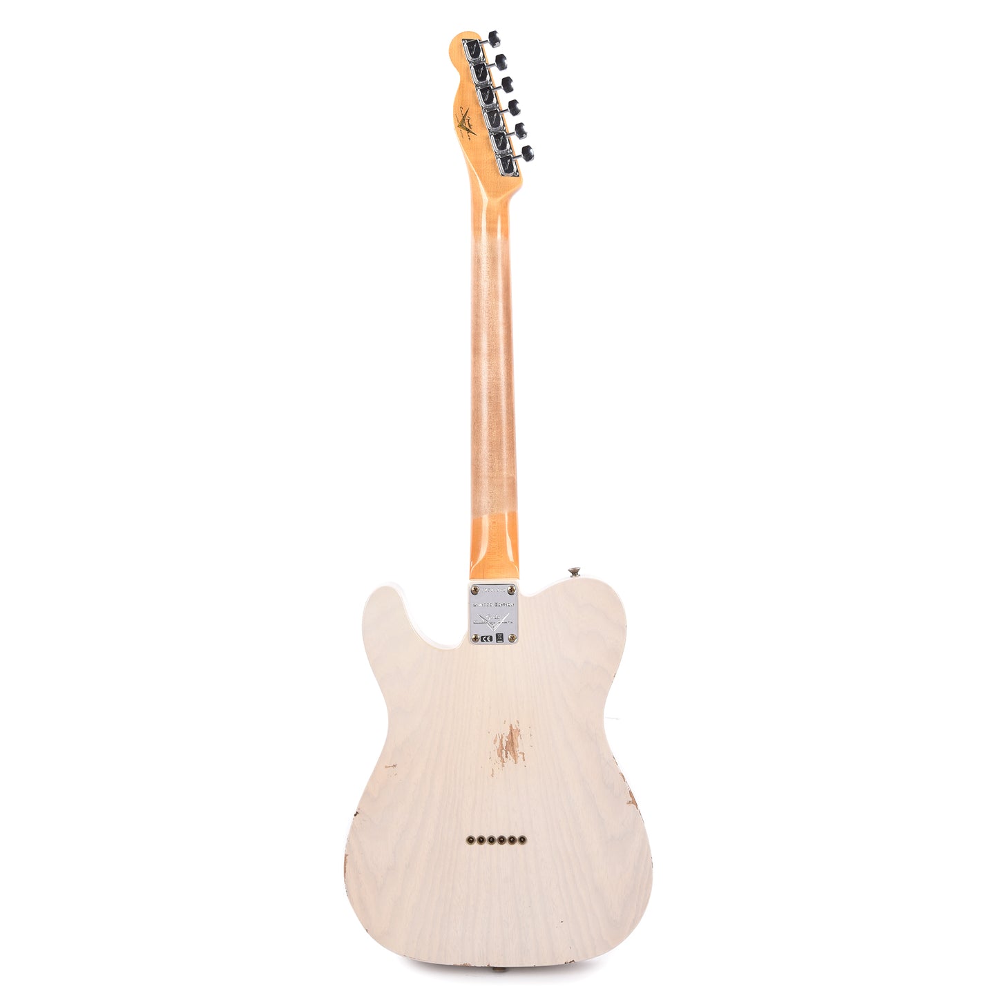 Fender Custom Shop Limited Edition 1964 "Bobbed" Telecaster Thinline Relic Aged White Blonde Electric Guitars / Semi-Hollow