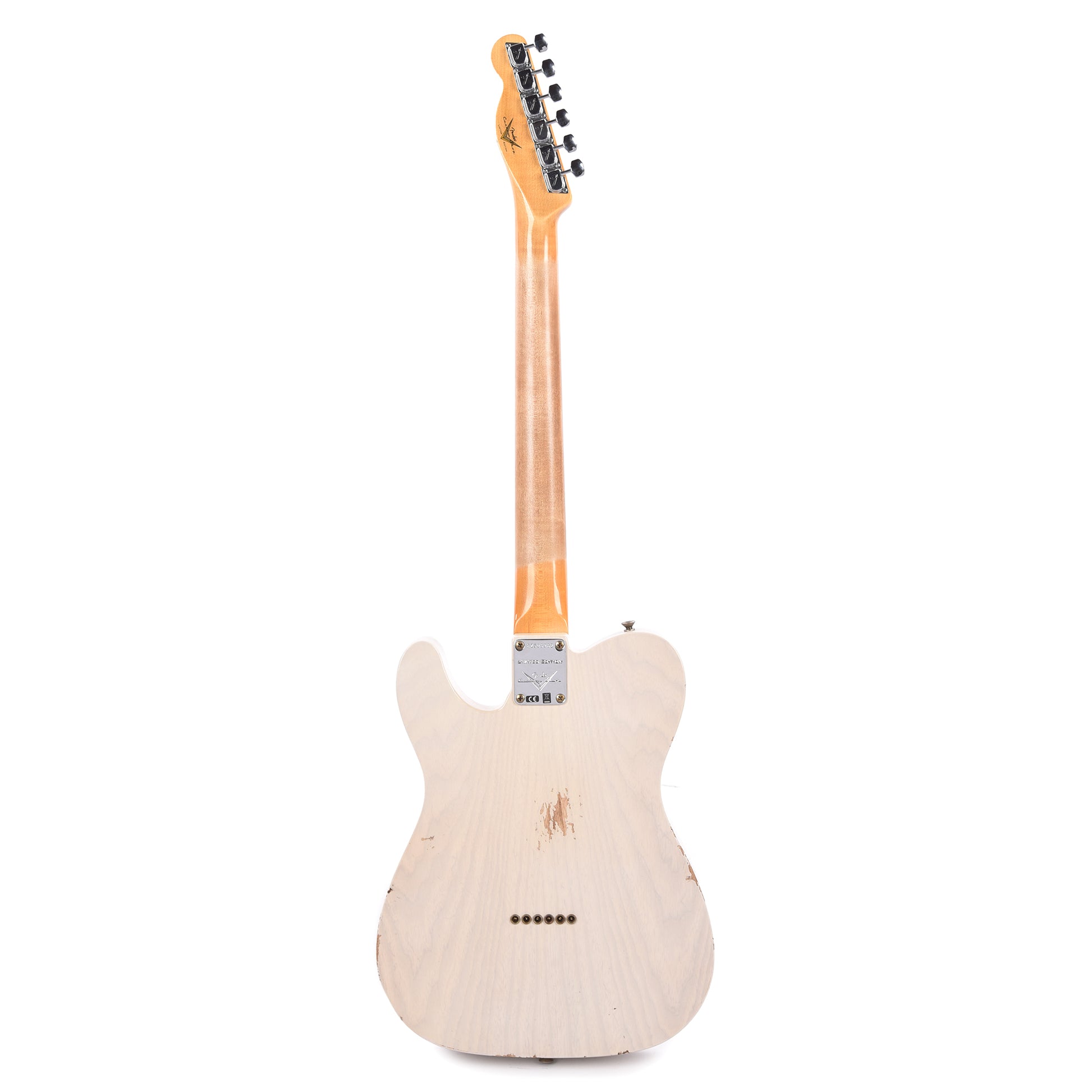 Fender Custom Shop Limited Edition 1964 "Bobbed" Telecaster Thinline Relic Aged White Blonde Electric Guitars / Semi-Hollow