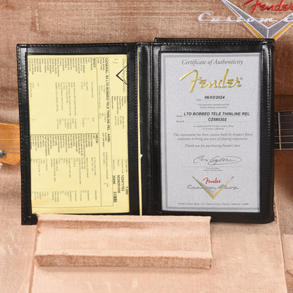 Fender Custom Shop Limited Edition 1964 "Bobbed" Telecaster Thinline Relic Aged White Blonde Electric Guitars / Semi-Hollow