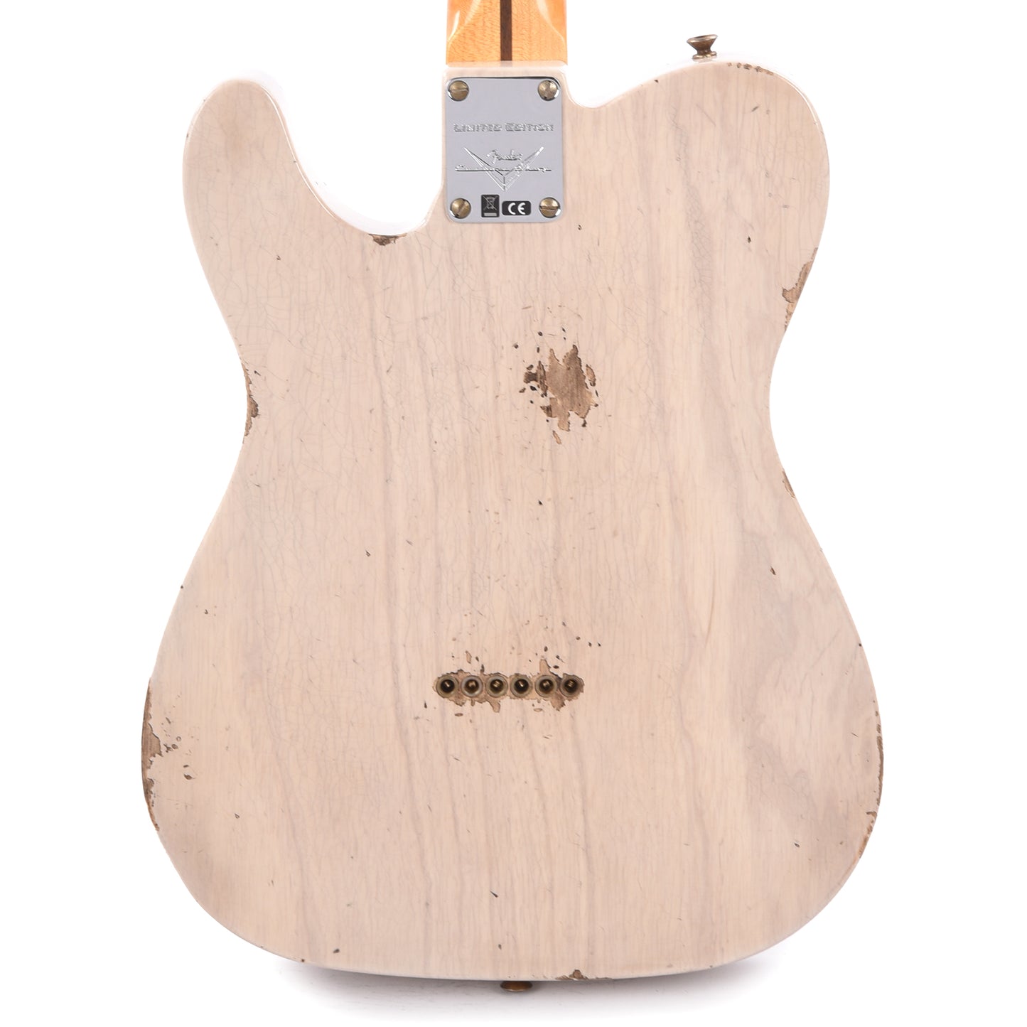 Fender Custom Shop LTD Nocaster Thinline Relic Aged White Blonde Electric Guitars / Semi-Hollow