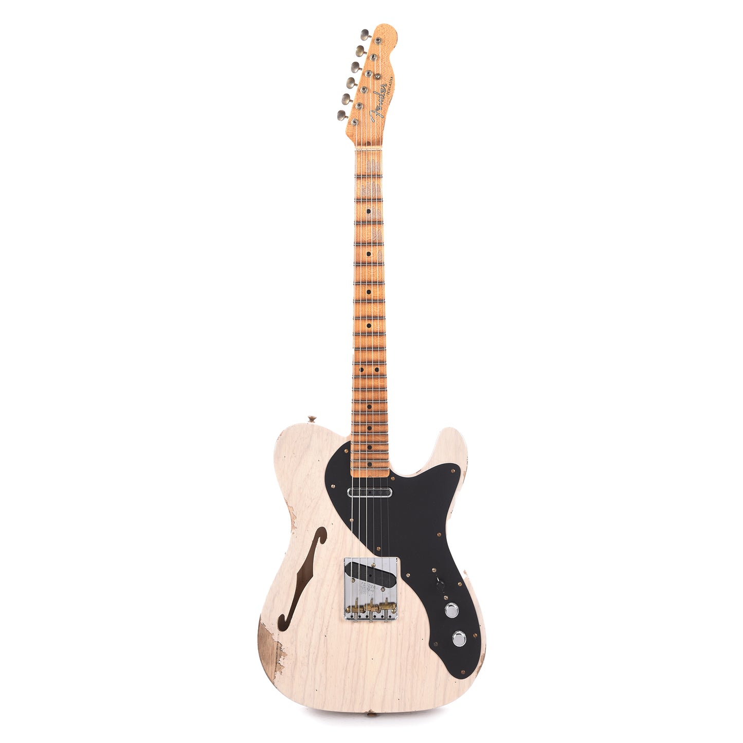 Fender Custom Shop LTD Nocaster Thinline Relic Aged White Blonde Electric Guitars / Semi-Hollow