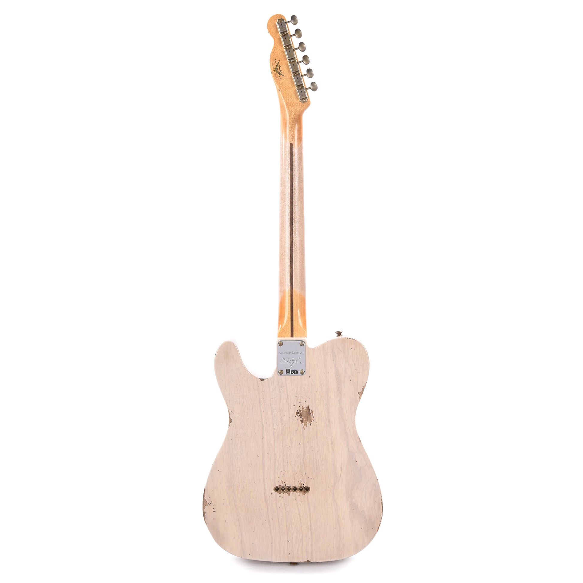 Fender Custom Shop LTD Nocaster Thinline Relic Aged White Blonde Electric Guitars / Semi-Hollow