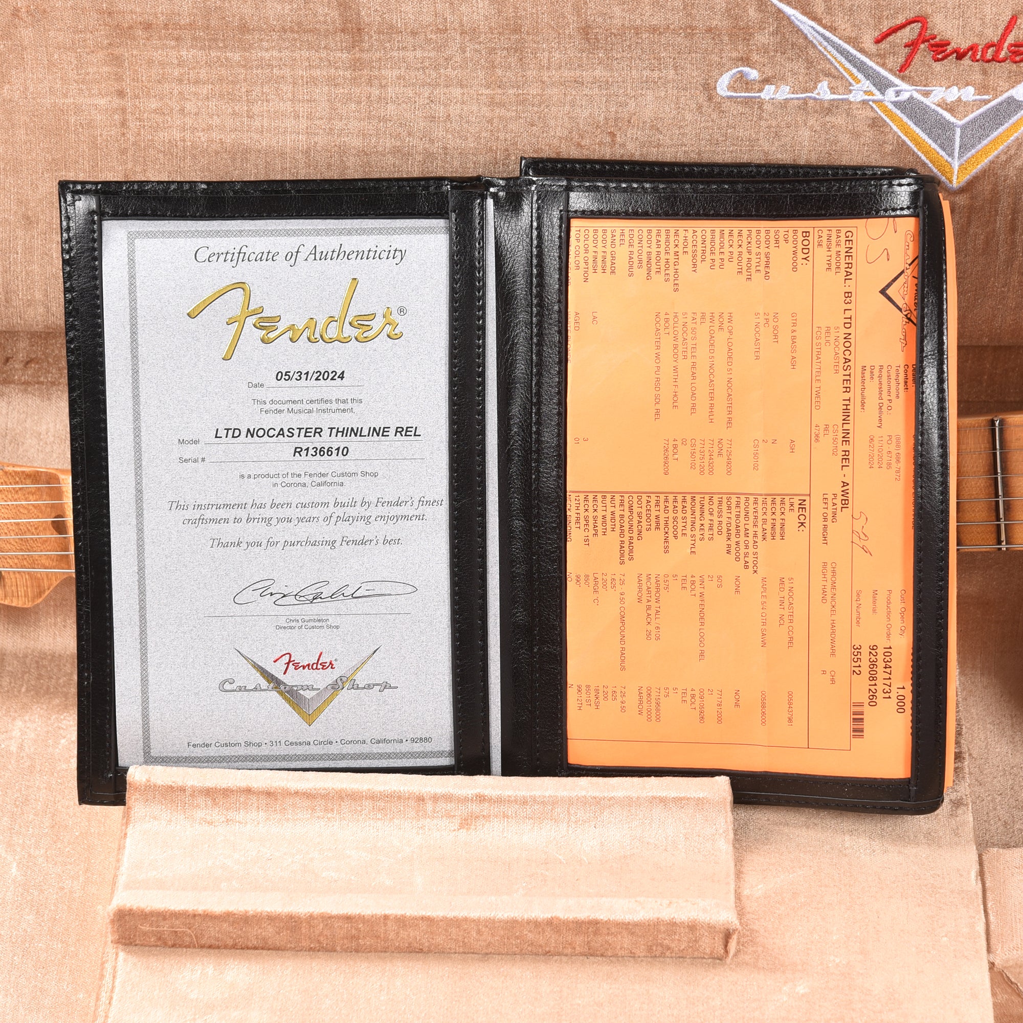 Fender Custom Shop LTD Nocaster Thinline Relic Aged White Blonde Electric Guitars / Semi-Hollow