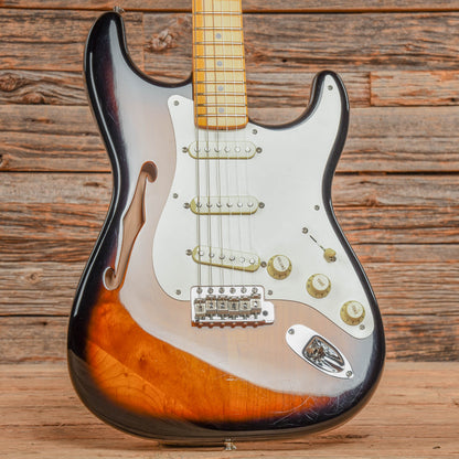 Fender Eric Johnson Thinline Stratocaster Sunburst 2018 Electric Guitars / Semi-Hollow