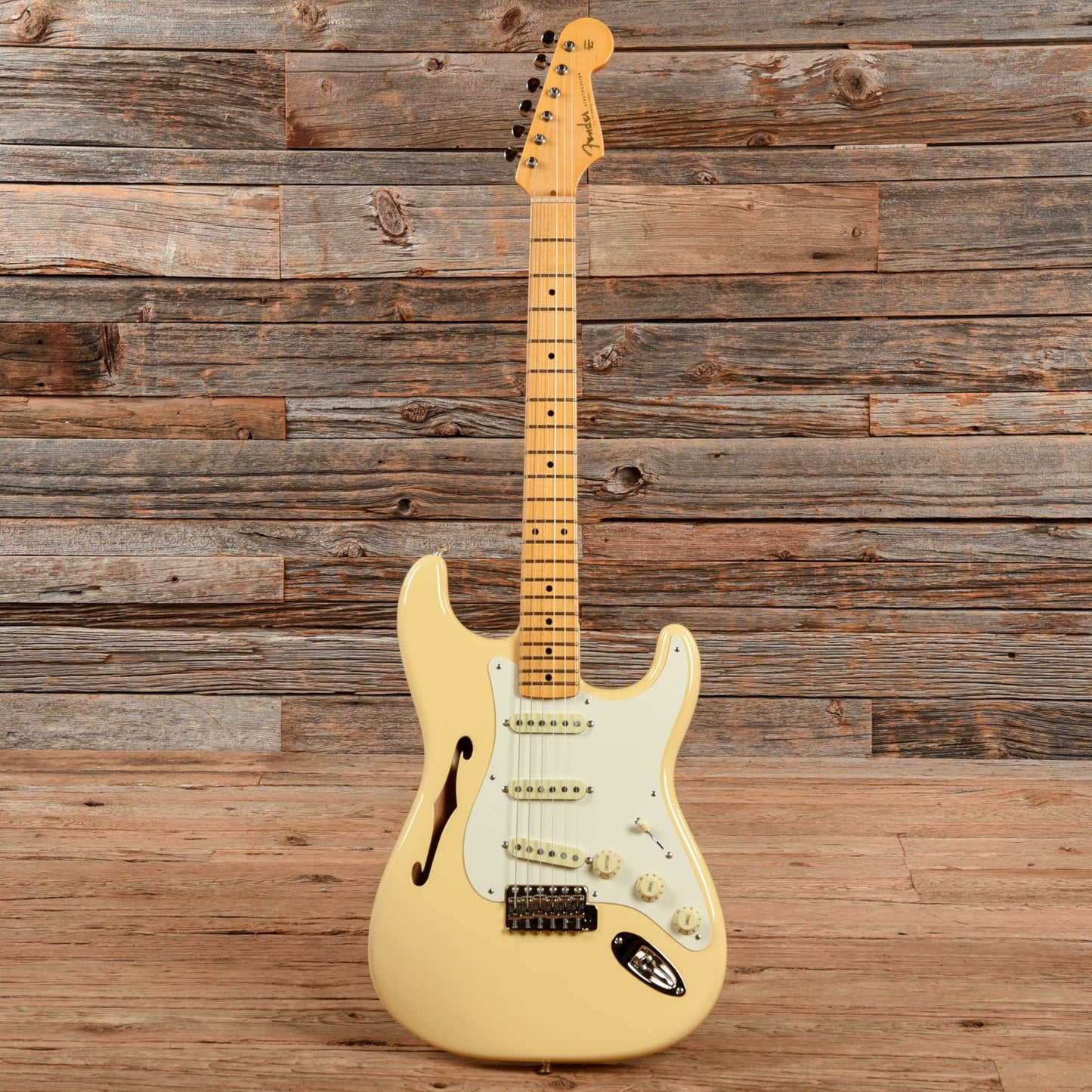 Fender Eric Johnson Thinline Stratocaster Vintage Blonde 2018 Electric Guitars / Semi-Hollow