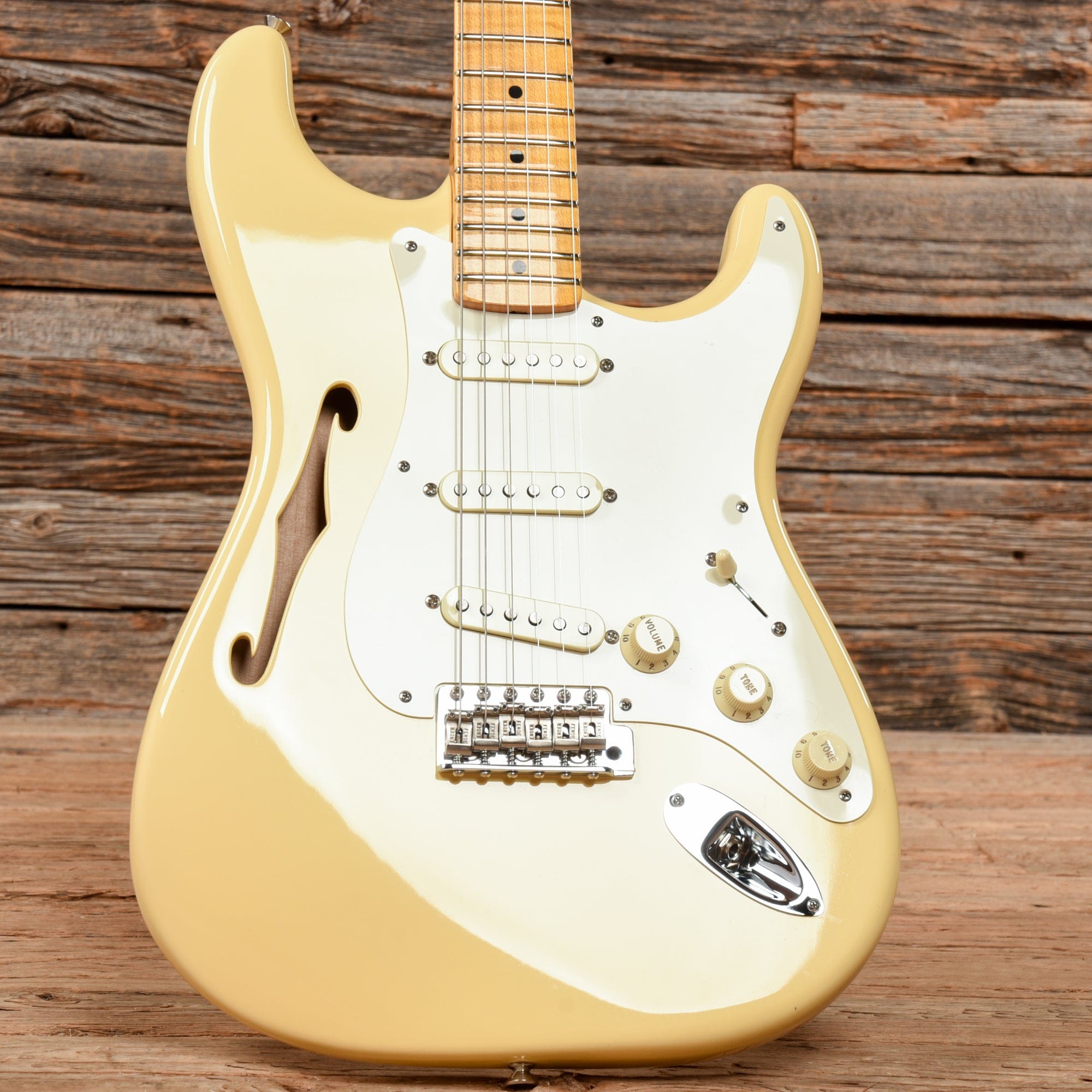 Fender Eric Johnson Thinline Stratocaster Vintage Blonde Chicago