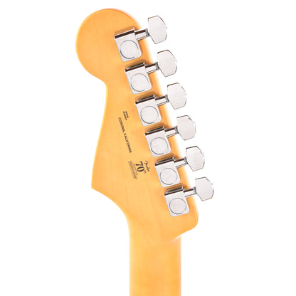 Fender Limited Edition American Professional II Stratocaster Thinline Transparent Daphne Blue Electric Guitars / Semi-Hollow