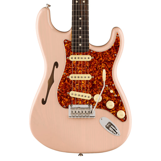 Fender Limited Edition American Professional II Stratocaster Thinline Transparent Shell Pink Electric Guitars / Semi-Hollow