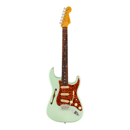 Fender Limited Edition American Professional II Stratocaster Thinline Transparent Surf Green Electric Guitars / Semi-Hollow