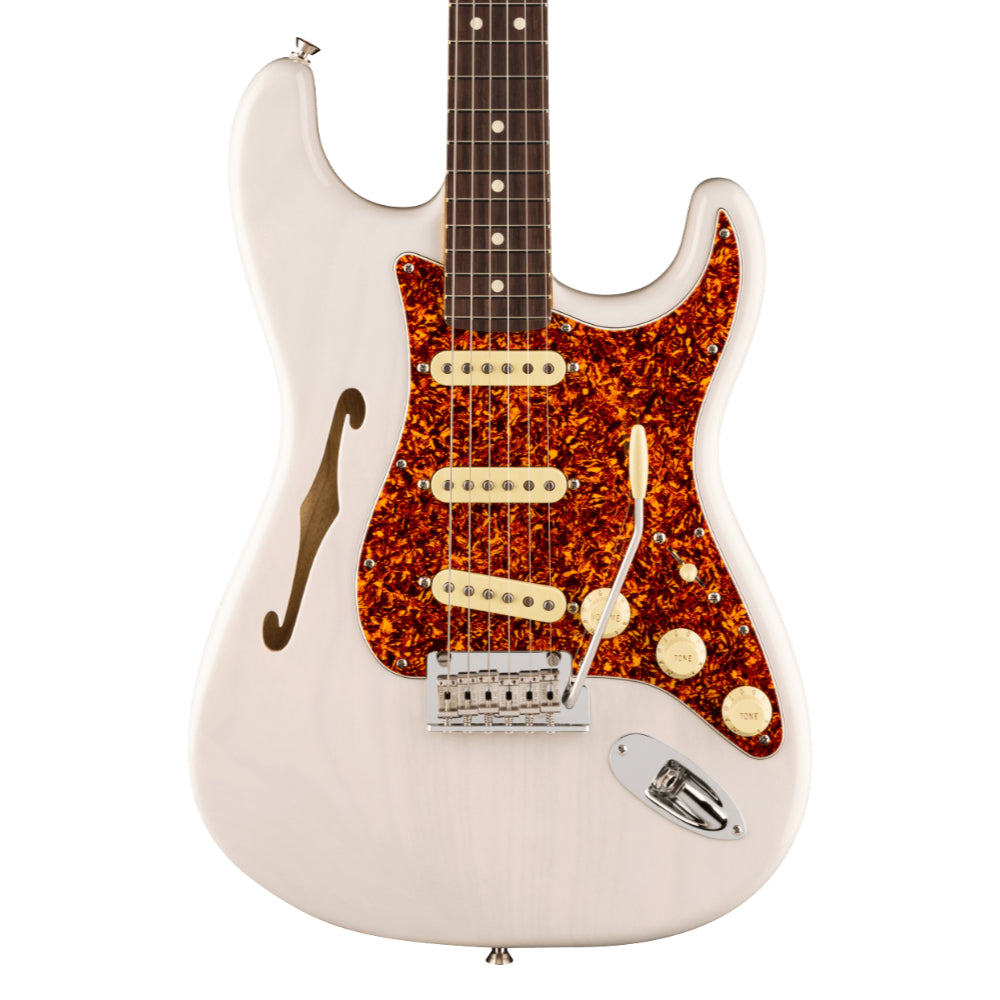 Fender Limited Edition American Professional II Stratocaster Thinline White Blonde Electric Guitars / Semi-Hollow