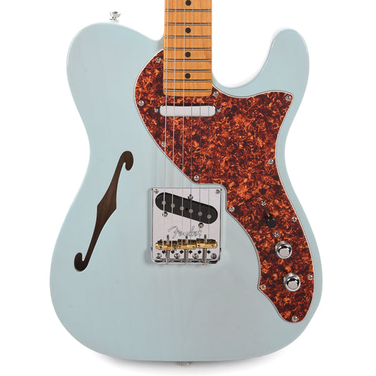 Fender Limited Edition American Professional II Telecaster Thinline Transparent Daphne Blue Electric Guitars / Semi-Hollow