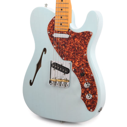 Fender Limited Edition American Professional II Telecaster Thinline Transparent Daphne Blue Electric Guitars / Semi-Hollow