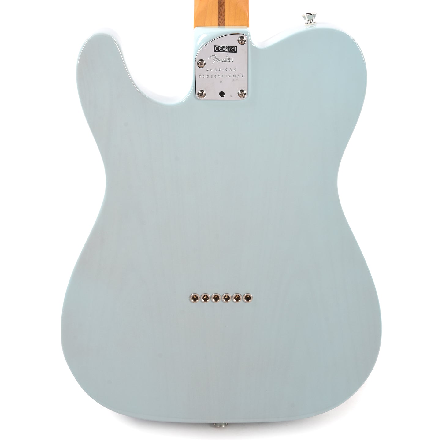 Fender Limited Edition American Professional II Telecaster Thinline Transparent Daphne Blue Electric Guitars / Semi-Hollow