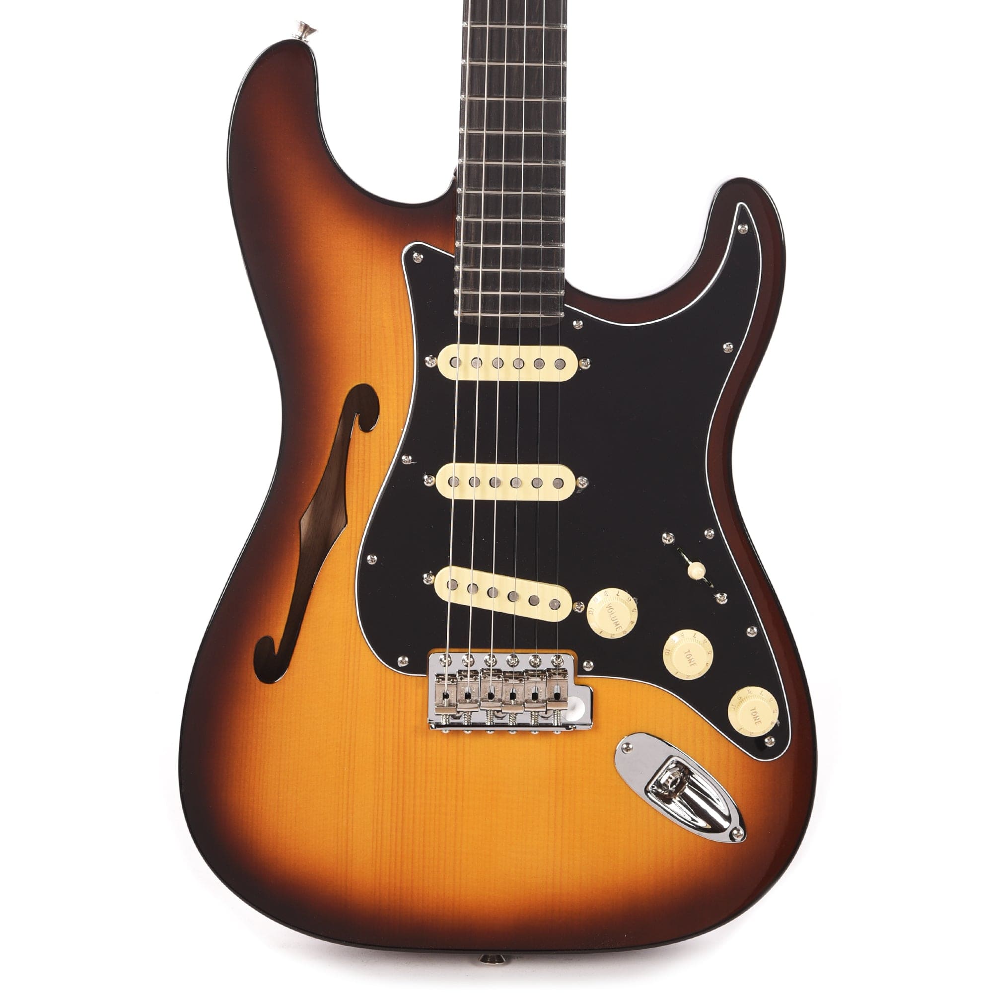 Fender Limited Edition Suona Stratocaster Thinline Violin Burst Electric Guitars / Semi-Hollow
