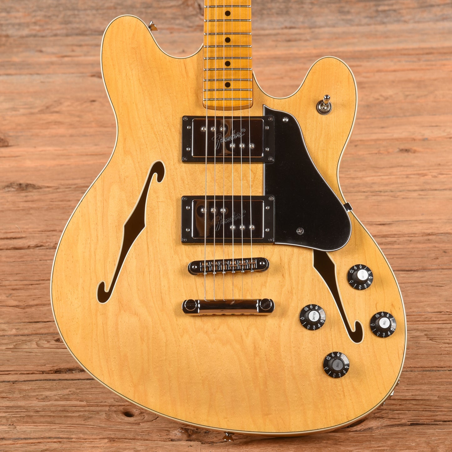 Fender Modern Player Starcaster Natural 2015 Electric Guitars / Semi-Hollow