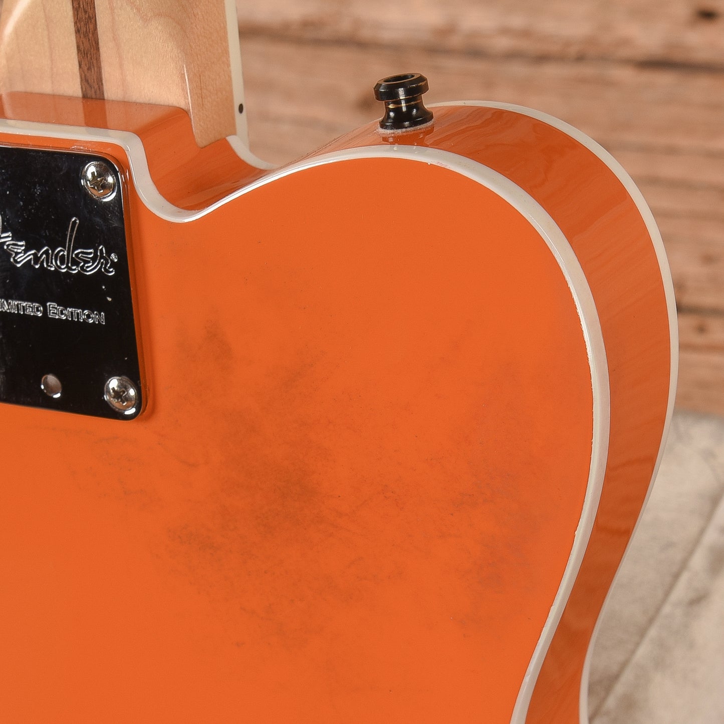 Fender Parallel Universe Deluxe Thinline Super Telecaster Orange 2018 Electric Guitars / Semi-Hollow