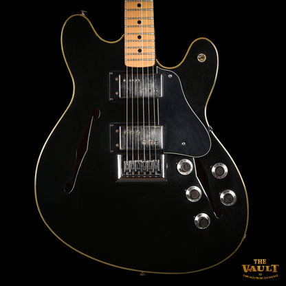 Fender Starcaster Black 1976 Electric Guitars / Semi-Hollow