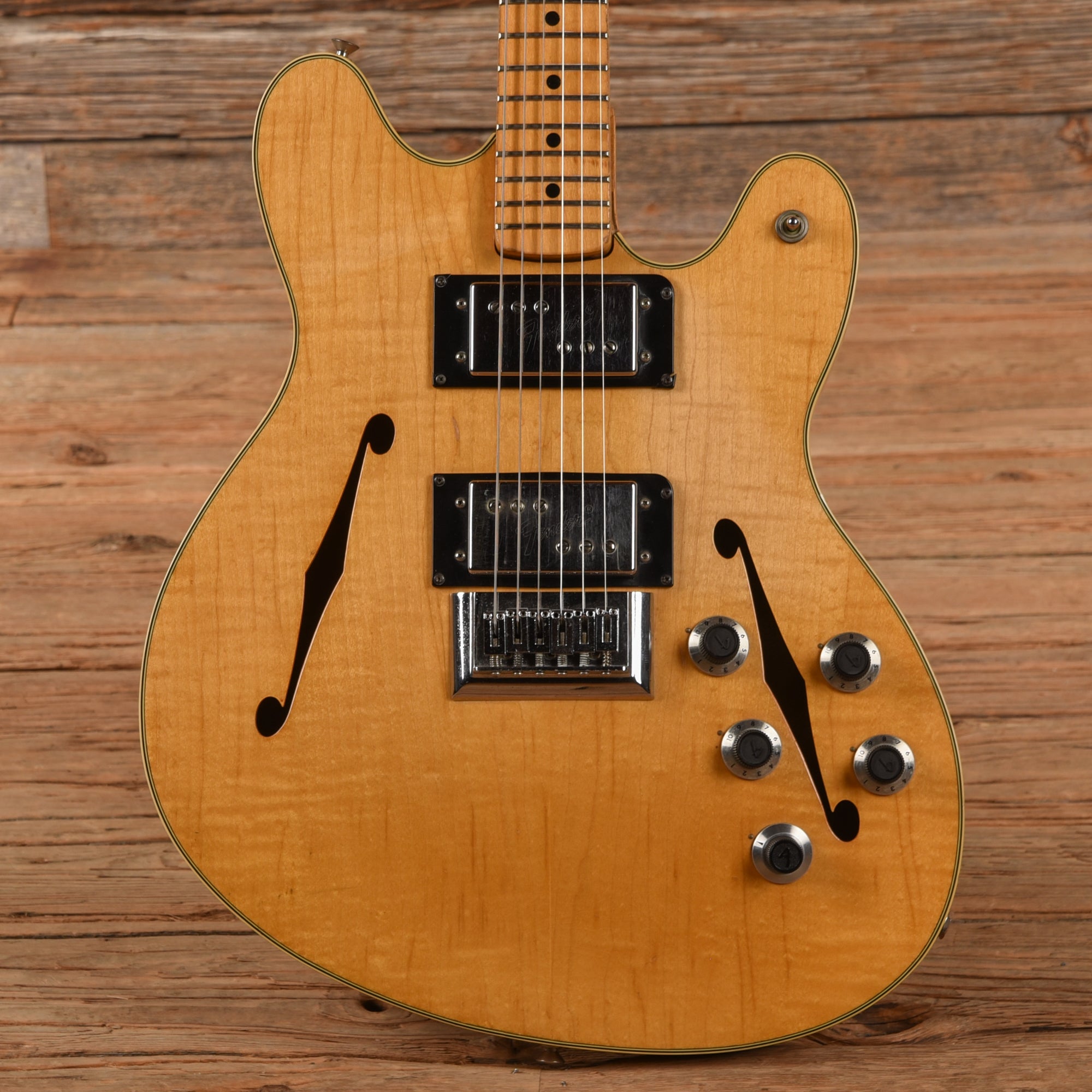 Fender Starcaster Natural 1976 Electric Guitars / Semi-Hollow