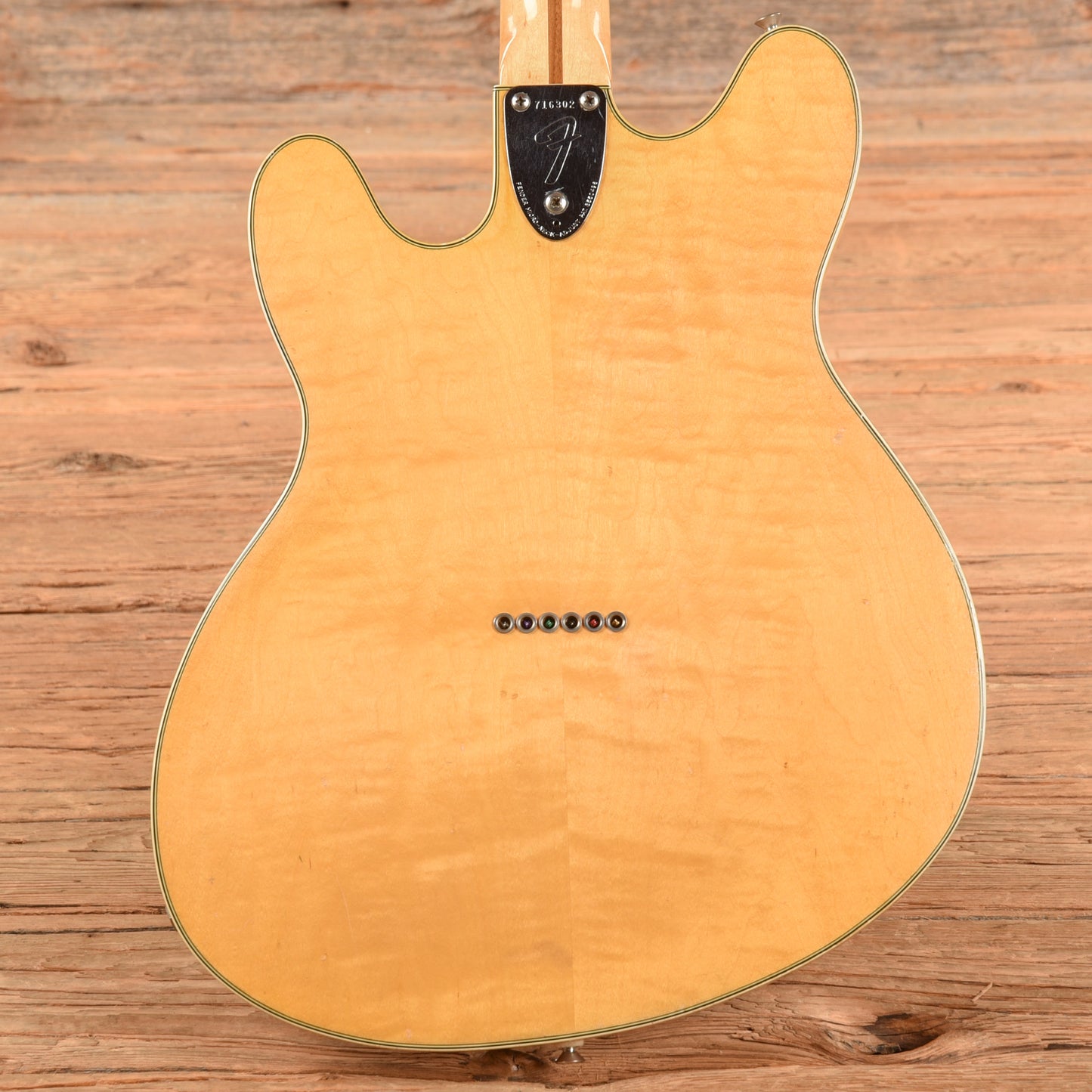 Fender Starcaster Natural 1976 Electric Guitars / Semi-Hollow