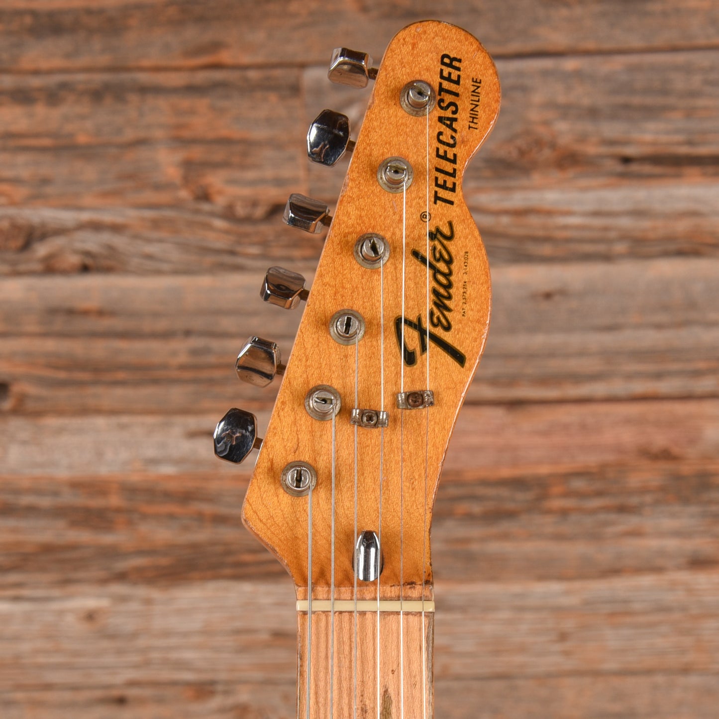 Fender Telecaster Thinline Natural 1973 Electric Guitars / Semi-Hollow
