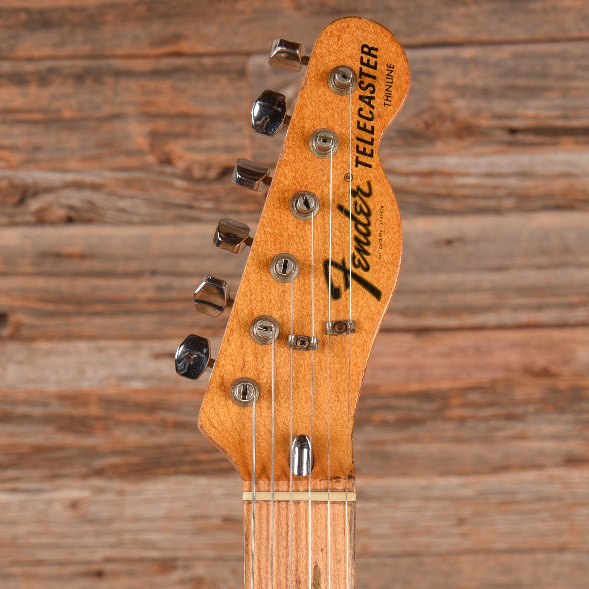 Fender Telecaster Thinline Natural 1973 Electric Guitars / Semi-Hollow