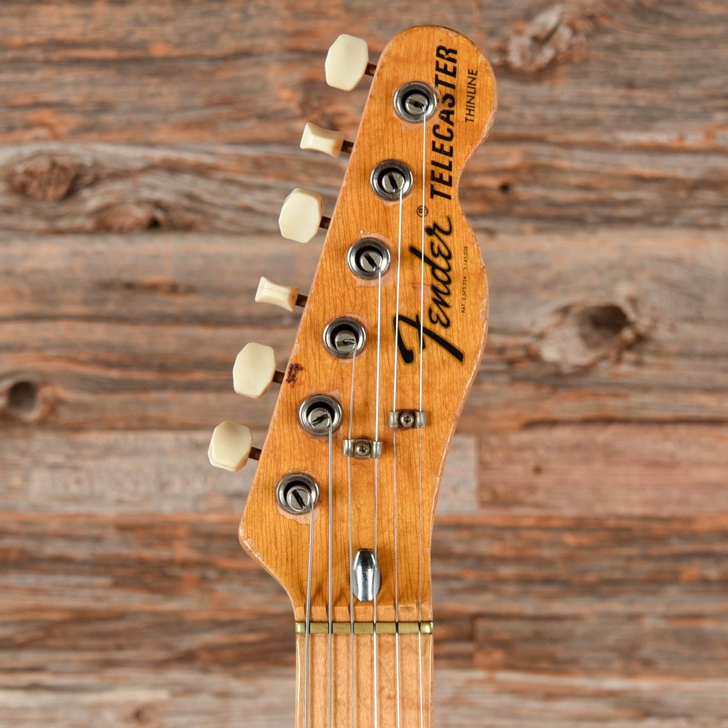 Fender Telecaster Thinline Natural 1974 Electric Guitars / Semi-Hollow
