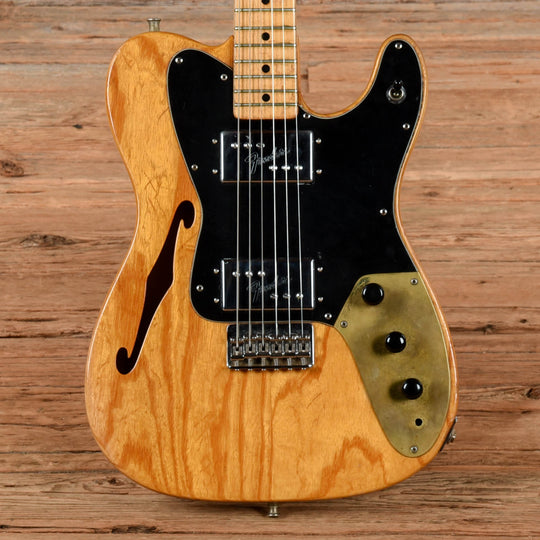 Fender Telecaster Thinline Natural 1974 Electric Guitars / Semi-Hollow