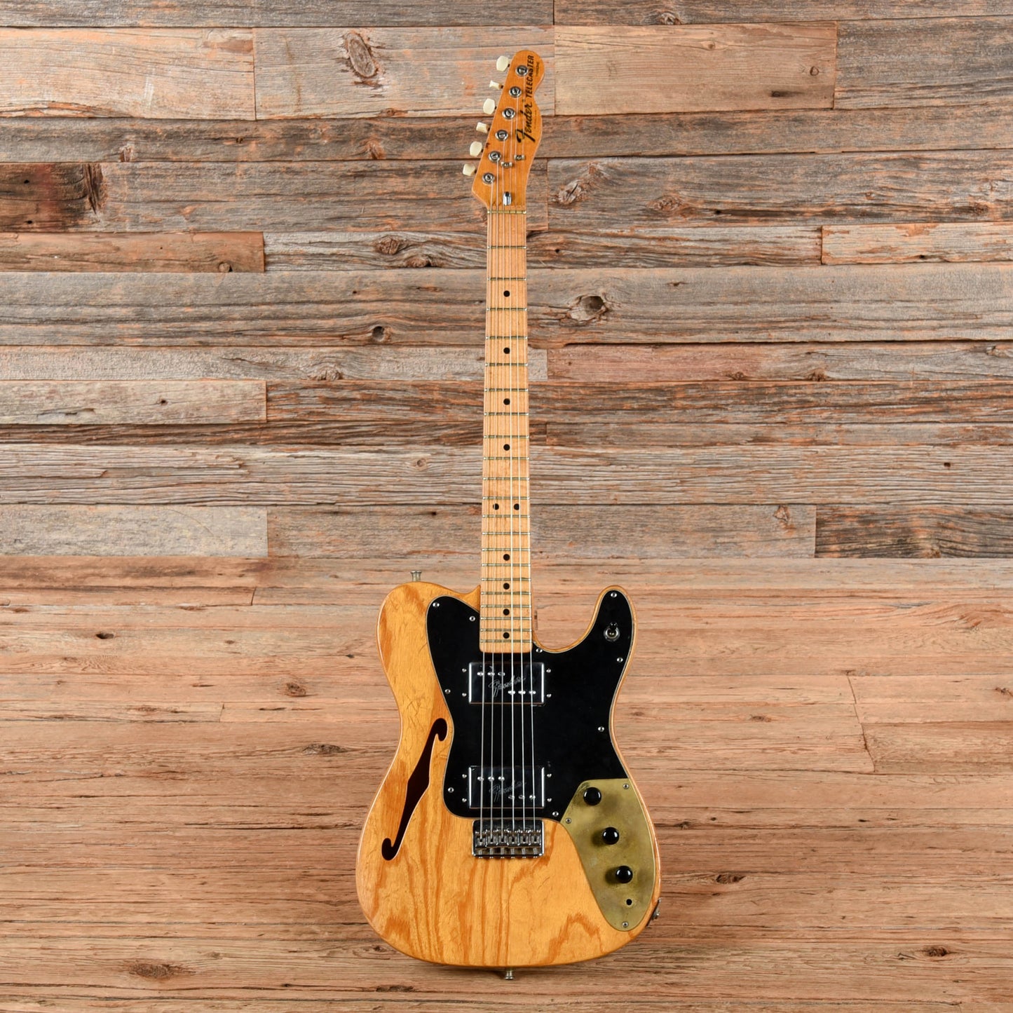 Fender Telecaster Thinline Natural 1974 Electric Guitars / Semi-Hollow