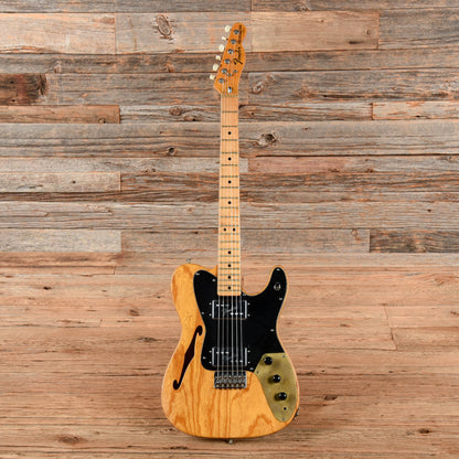 Fender Telecaster Thinline Natural 1974 Electric Guitars / Semi-Hollow