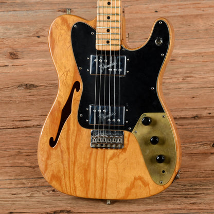 Fender Telecaster Thinline Natural 1974 Electric Guitars / Semi-Hollow
