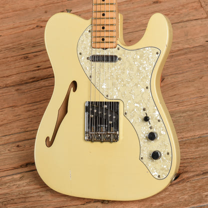 Fender Telecaster Thinline White 1968 Electric Guitars / Semi-Hollow