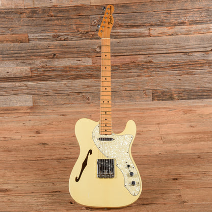 Fender Telecaster Thinline White 1968 Electric Guitars / Semi-Hollow