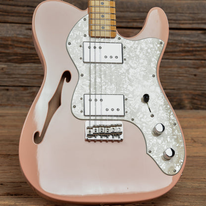 Fender Vintera '70s Telecaster Thinline Shell Pink w/4-Ply Aged Pearl Pickguard Electric Guitars / Semi-Hollow