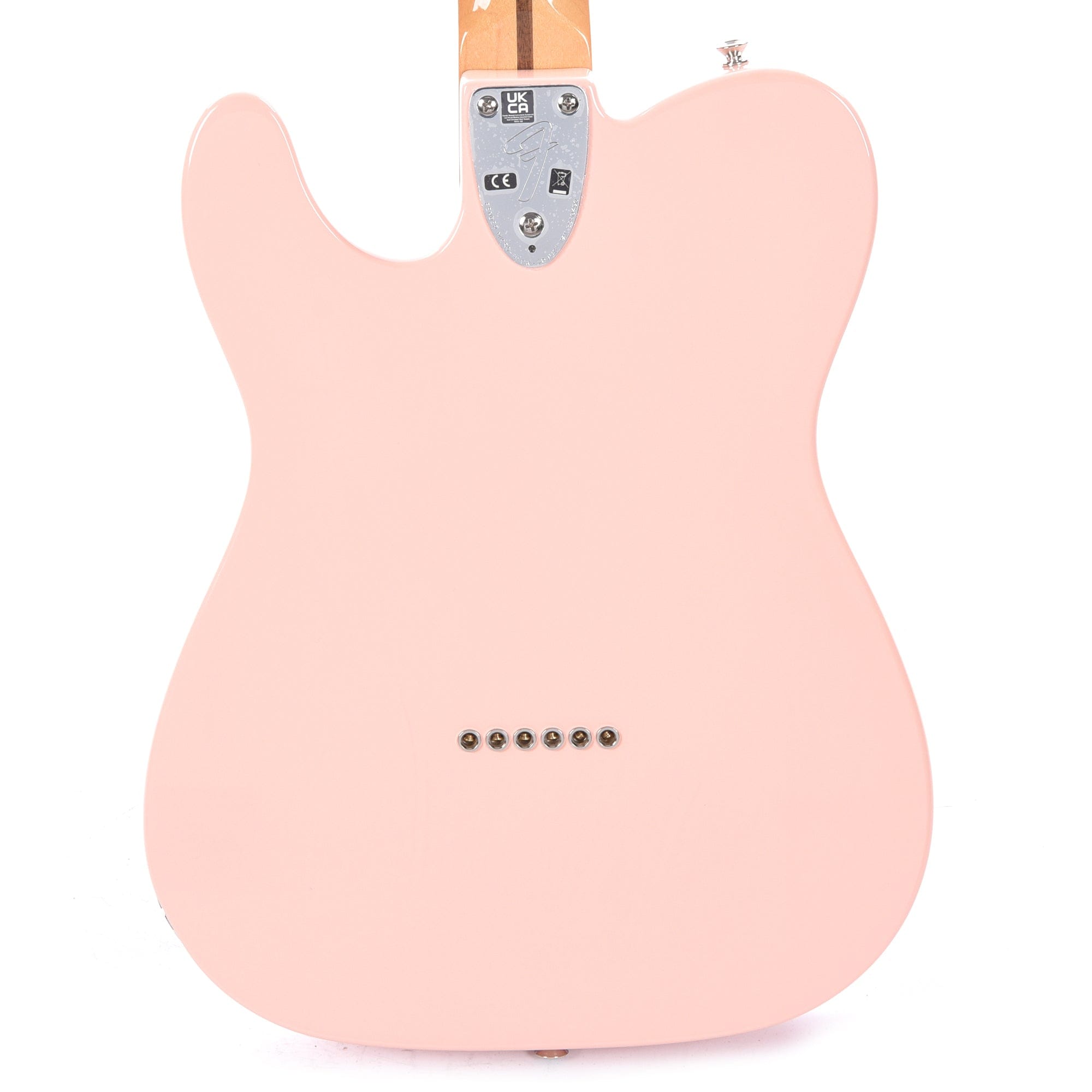 Fender Vintera '70s Telecaster Thinline Shell Pink w/4-Ply Aged Pearl Pickguard Electric Guitars / Semi-Hollow