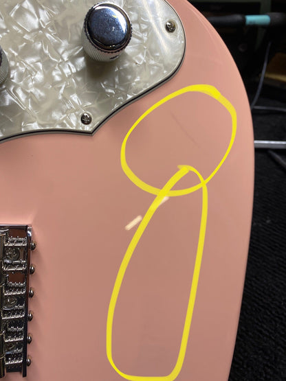 Fender Vintera '70s Telecaster Thinline Shell Pink w/4-Ply Aged Pearl Pickguard Electric Guitars / Semi-Hollow