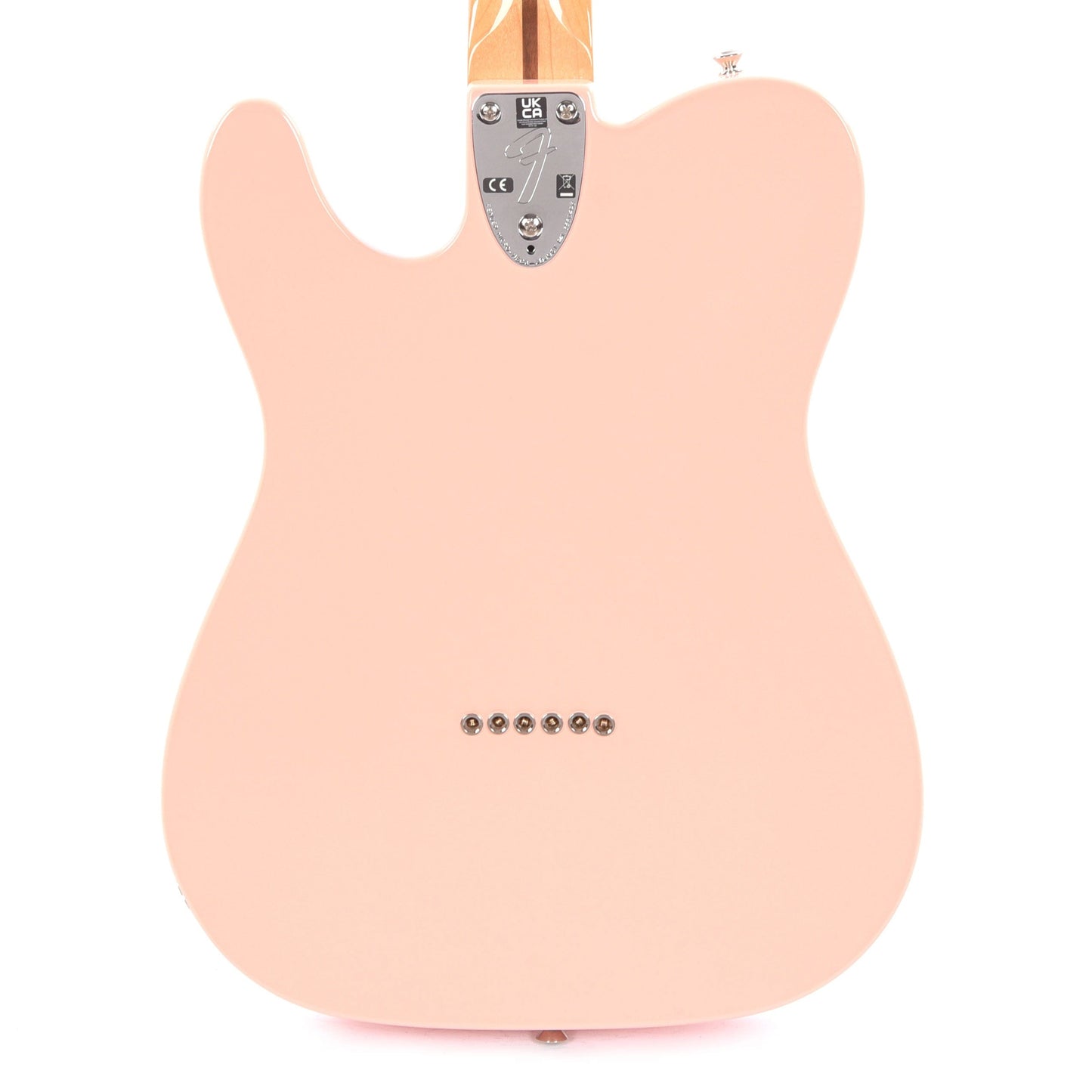Fender Vintera '70s Telecaster Thinline Shell Pink w/4-Ply Aged Pearl Pickguard Electric Guitars / Semi-Hollow