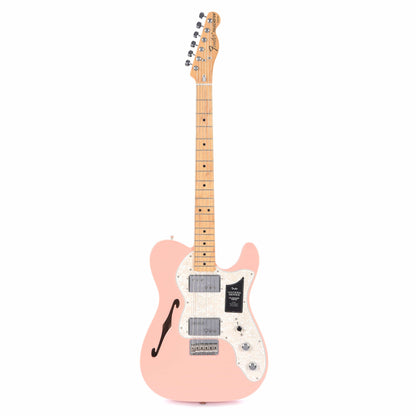 Fender Vintera '70s Telecaster Thinline Shell Pink w/4-Ply Aged Pearl Pickguard Electric Guitars / Semi-Hollow