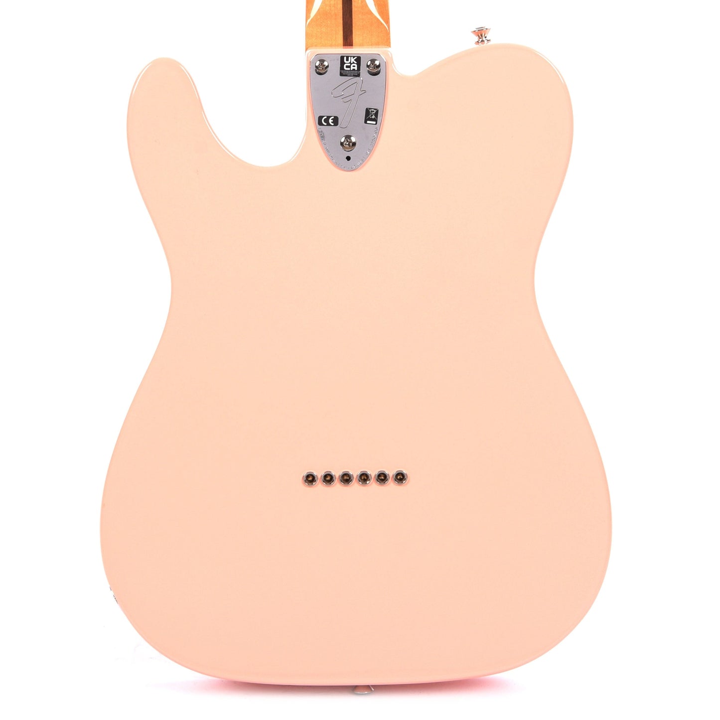 Fender Vintera '70s Telecaster Thinline Shell Pink w/4-Ply Aged Pearl Pickguard Electric Guitars / Semi-Hollow