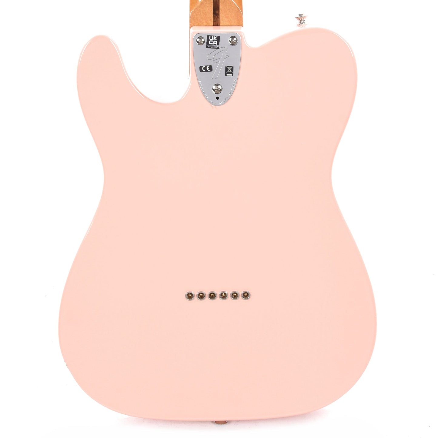 Fender Vintera '70s Telecaster Thinline Shell Pink w/4-Ply Aged Pearl Pickguard Electric Guitars / Semi-Hollow