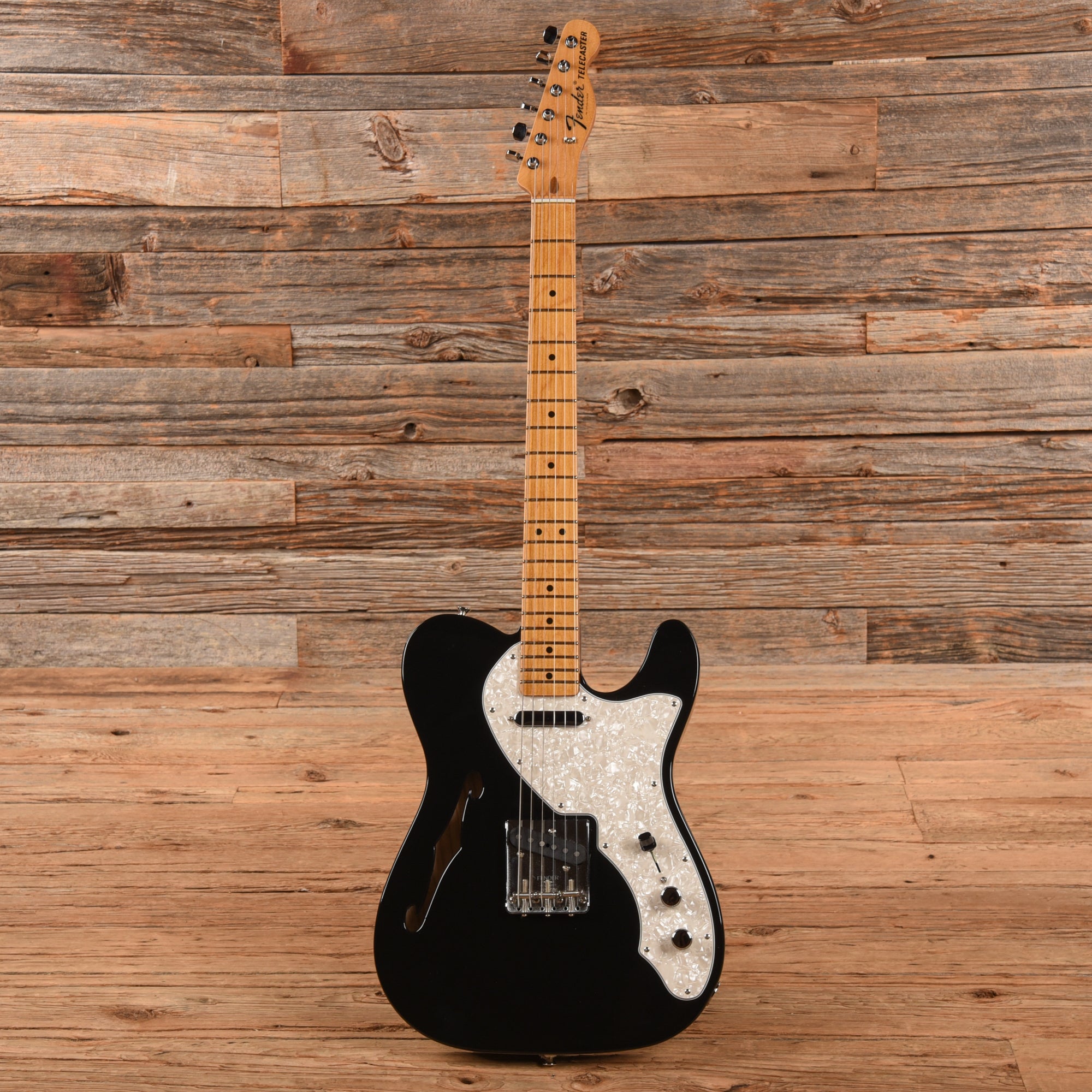 Fender Vintera II '60s Telecaster Thinline Black 2023 Electric Guitars / Semi-Hollow