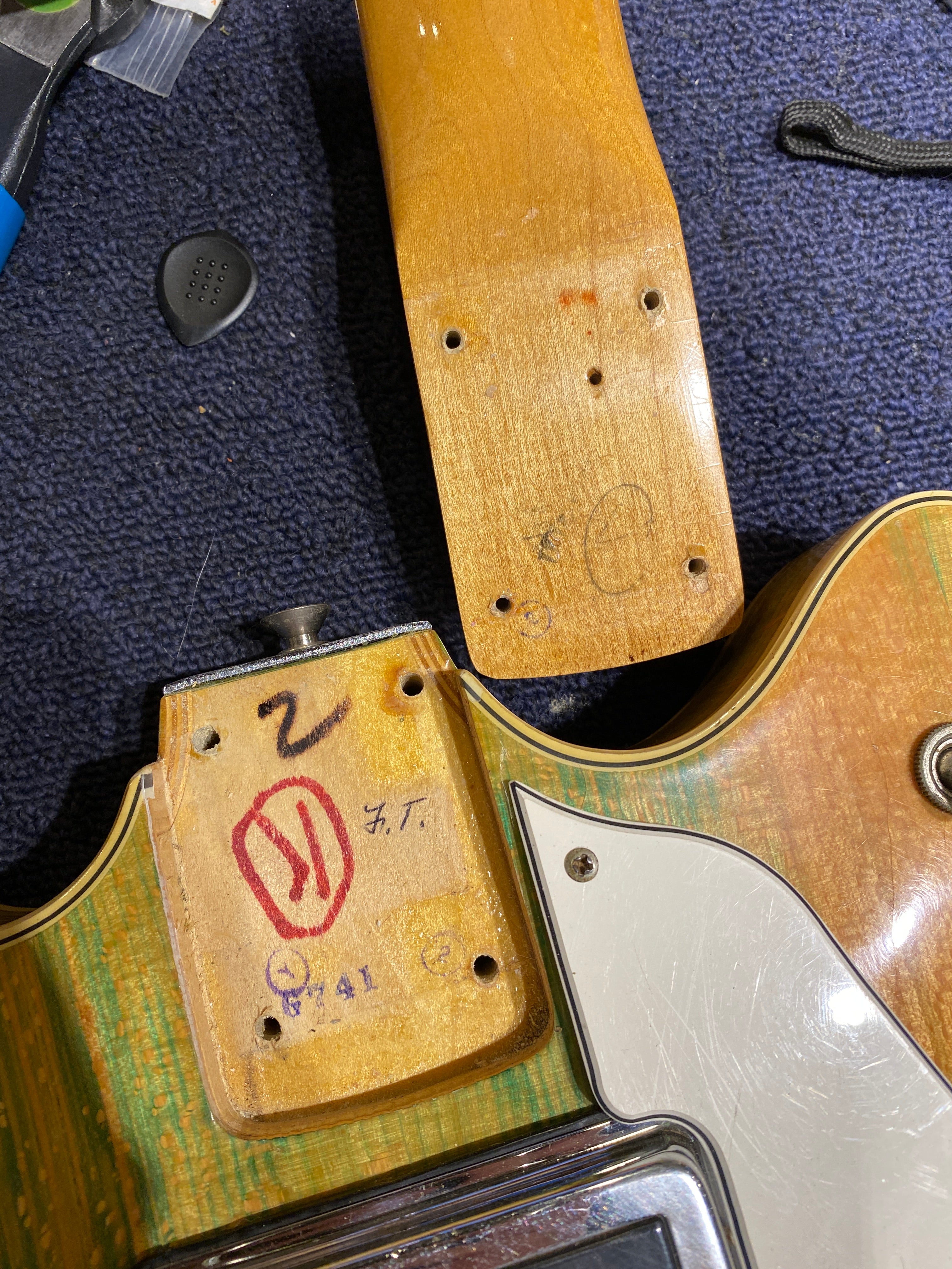 Fender Wildwood Coronado II Green 1967 Electric Guitars / Semi-Hollow