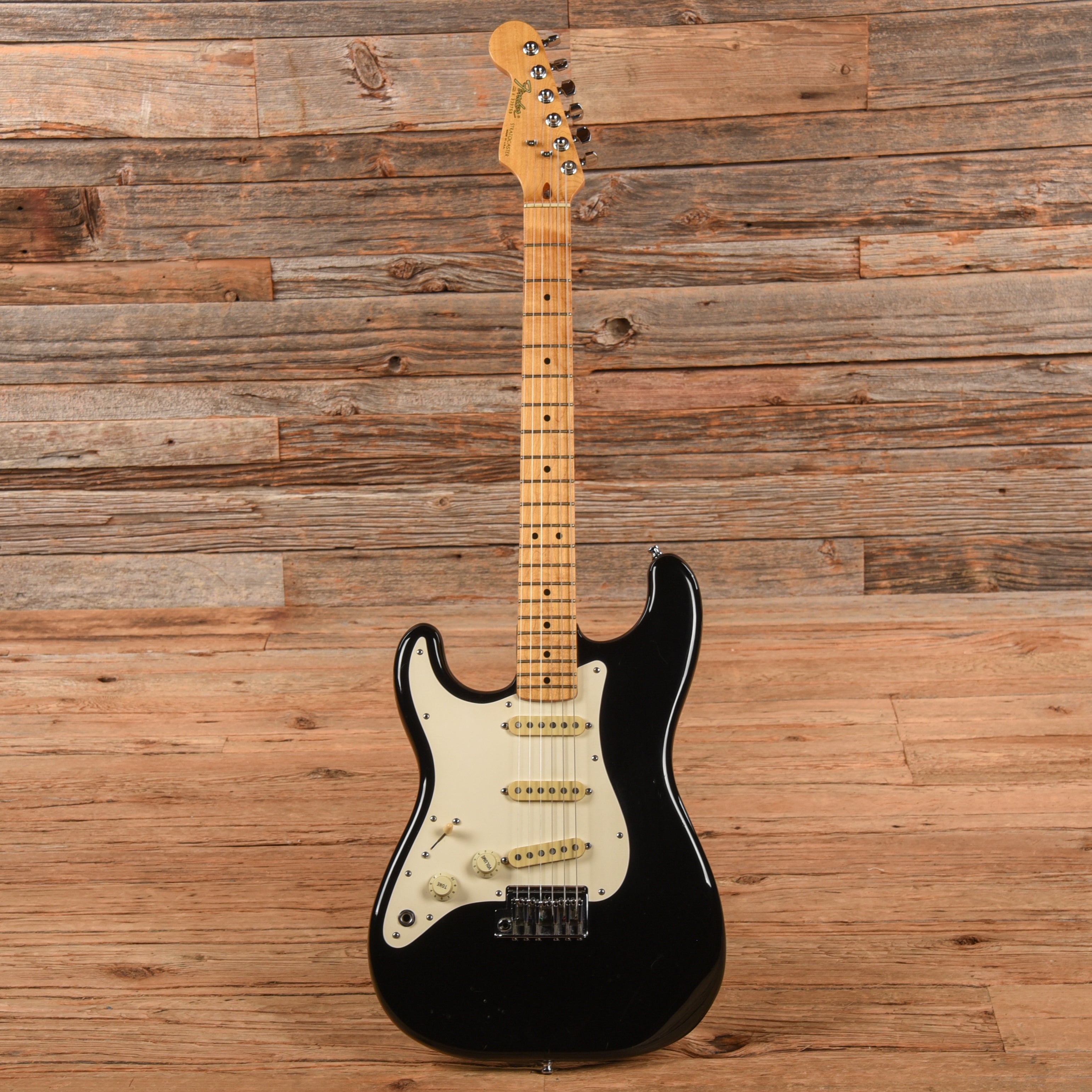 Fender 2-Knob Stratocaster Black 1983 LEFTY Electric Guitars / Solid Body