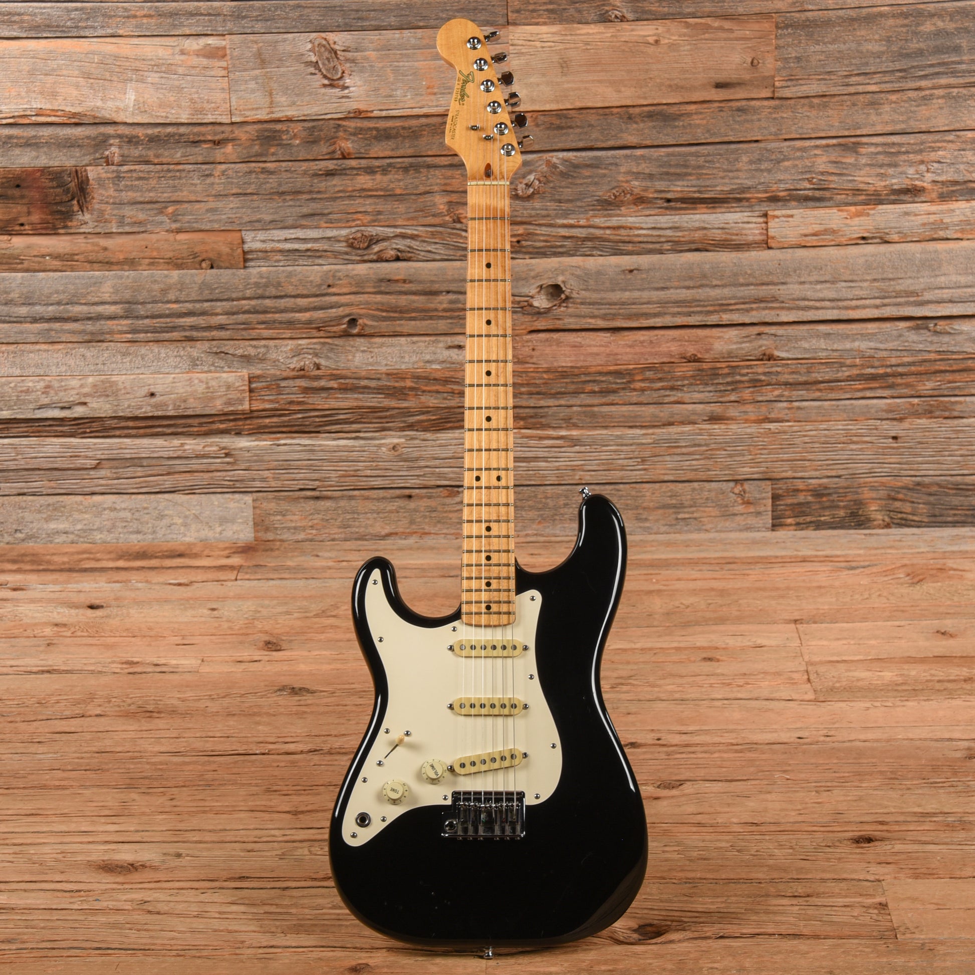 Fender 2-Knob Stratocaster Black 1983 LEFTY Electric Guitars / Solid Body
