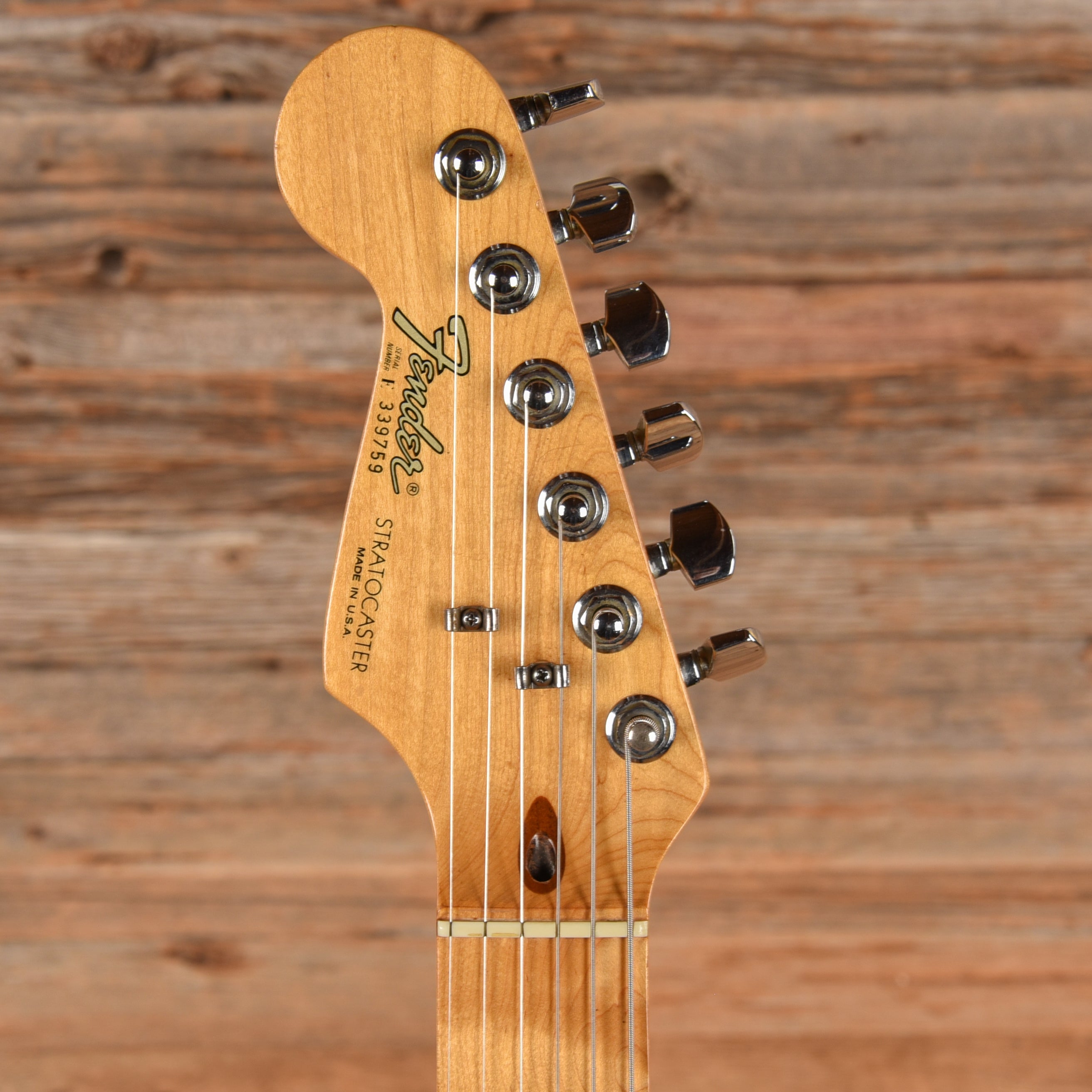 Fender 2-Knob Stratocaster Black 1983 LEFTY Electric Guitars / Solid Body