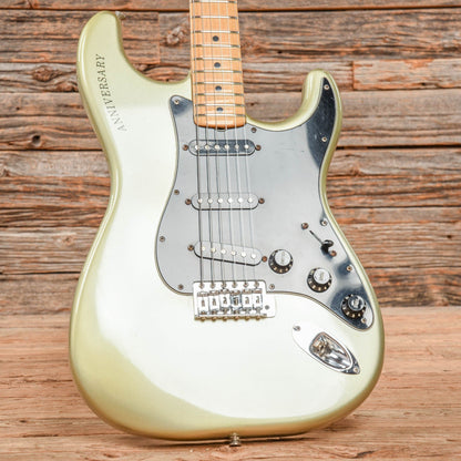 Fender 25th Anniversary Stratocaster Inca Silver 1979 Electric Guitars / Solid Body
